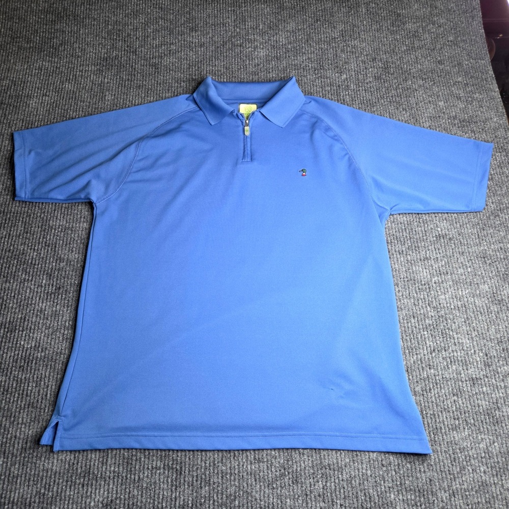 Duck Head‎ EGolf Extreme Performance Polo Shirt Mens Large Blue Golf
